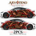 ARVOTENO Snake Side Decal Set - 2PCS Original Character Automotive Artwork