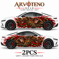 ARVOTENO Bear Side Decal Set - 2PCS Original Character Automotive Artwork