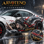 ARVOTENO Shark Side Decal Set - 2PCS Original Character Automotive Artwork
