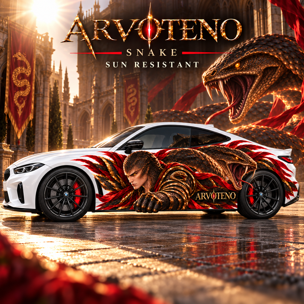 ARVOTENO Snake Side Decal Set - 2PCS Original Character Automotive Artwork