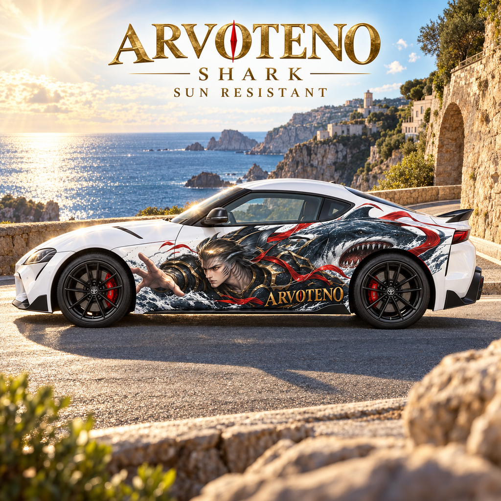 ARVOTENO Shark Side Decal Set - 2PCS Original Character Automotive Artwork