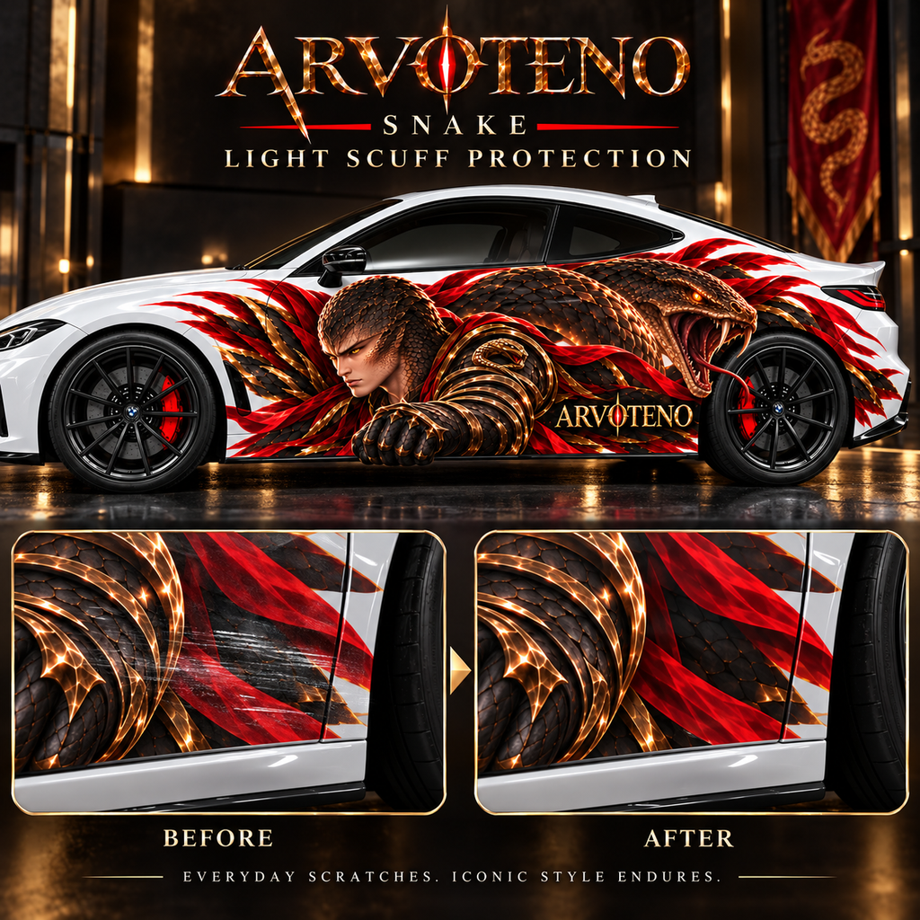 ARVOTENO Snake Side Decal Set - 2PCS Original Character Automotive Artwork
