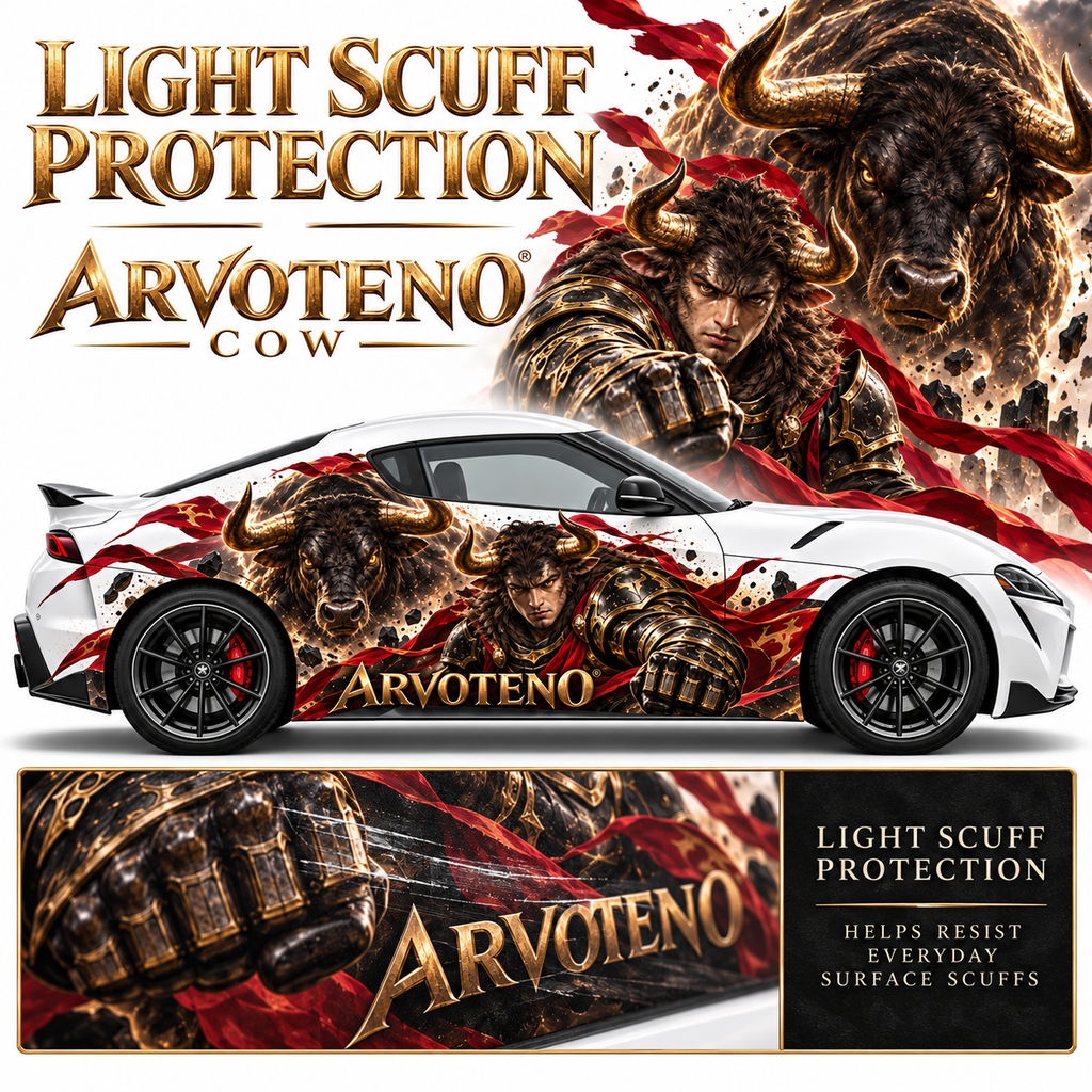 ARVOTENO Cow Side Decal Set - 2PCS Original Character Automotive Artwork