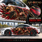 ARVOTENO Eagle Side Decal Set - 2PCS Original Character Automotive Artwork