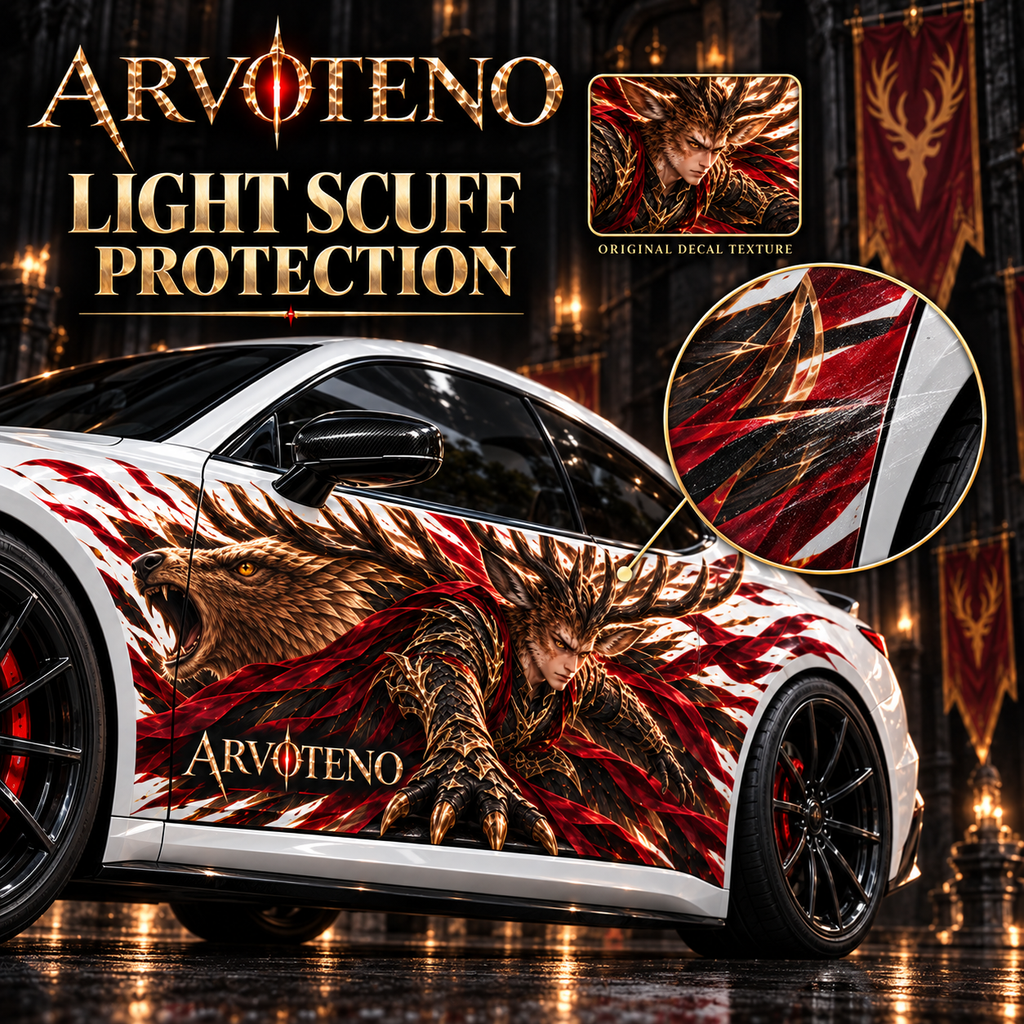 ARVOTENO Deer Side Decal Set - 2PCS Original Character Automotive Artwork