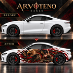 ARVOTENO Eagle Side Decal Set - 2PCS Original Character Automotive Artwork