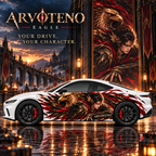 ARVOTENO Eagle Side Decal Set - 2PCS Original Character Automotive Artwork