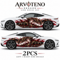ARVOTENO Dragon: Left and right side decal set shown on two vehicles against a white background