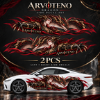 ARVOTENO Dragon: Two-piece set with left and right decal designs