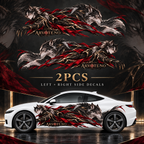 ARVOTENO Wolf: Two-piece set with left and right decal designs
